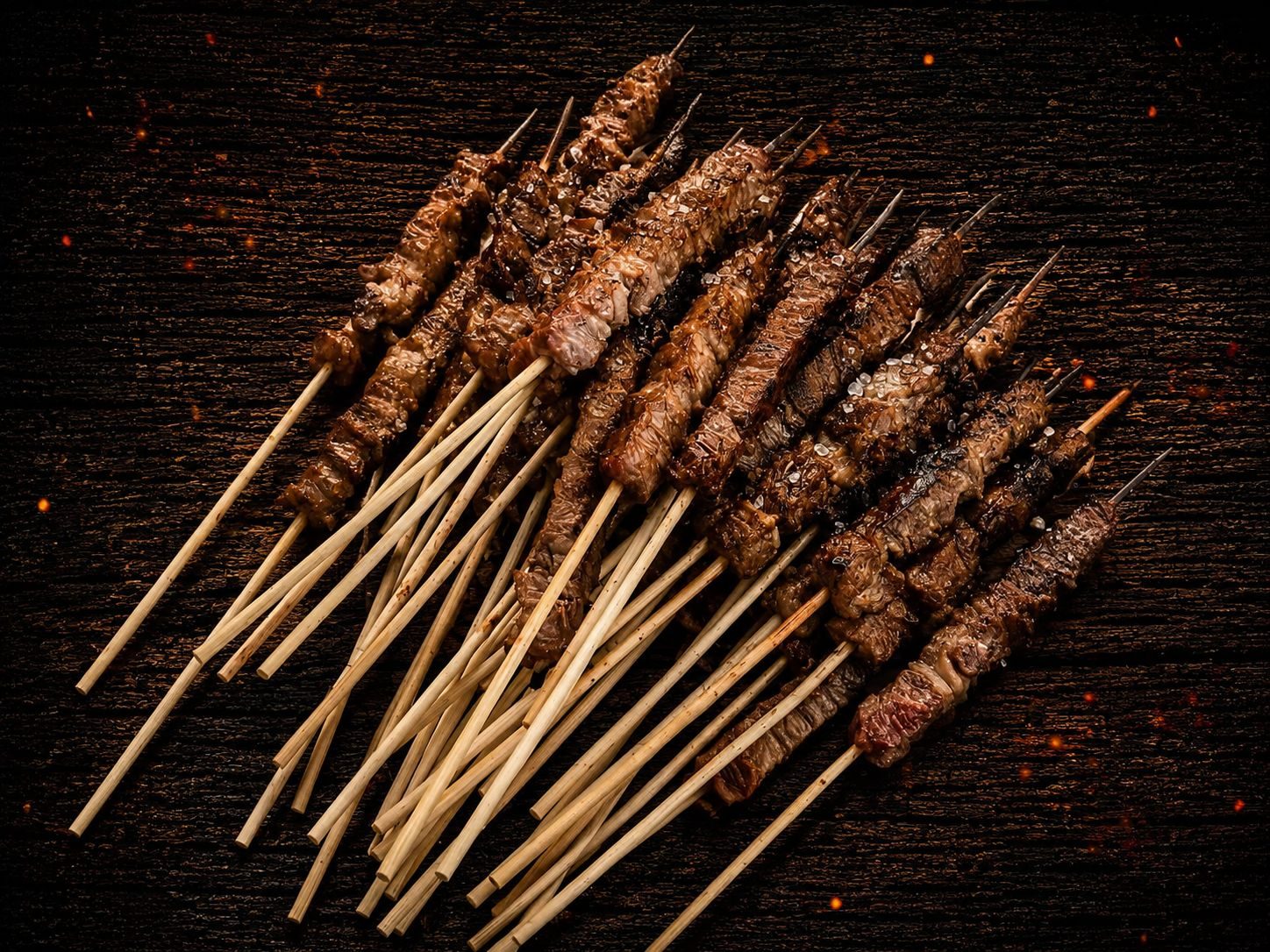 Arrosticini grillés