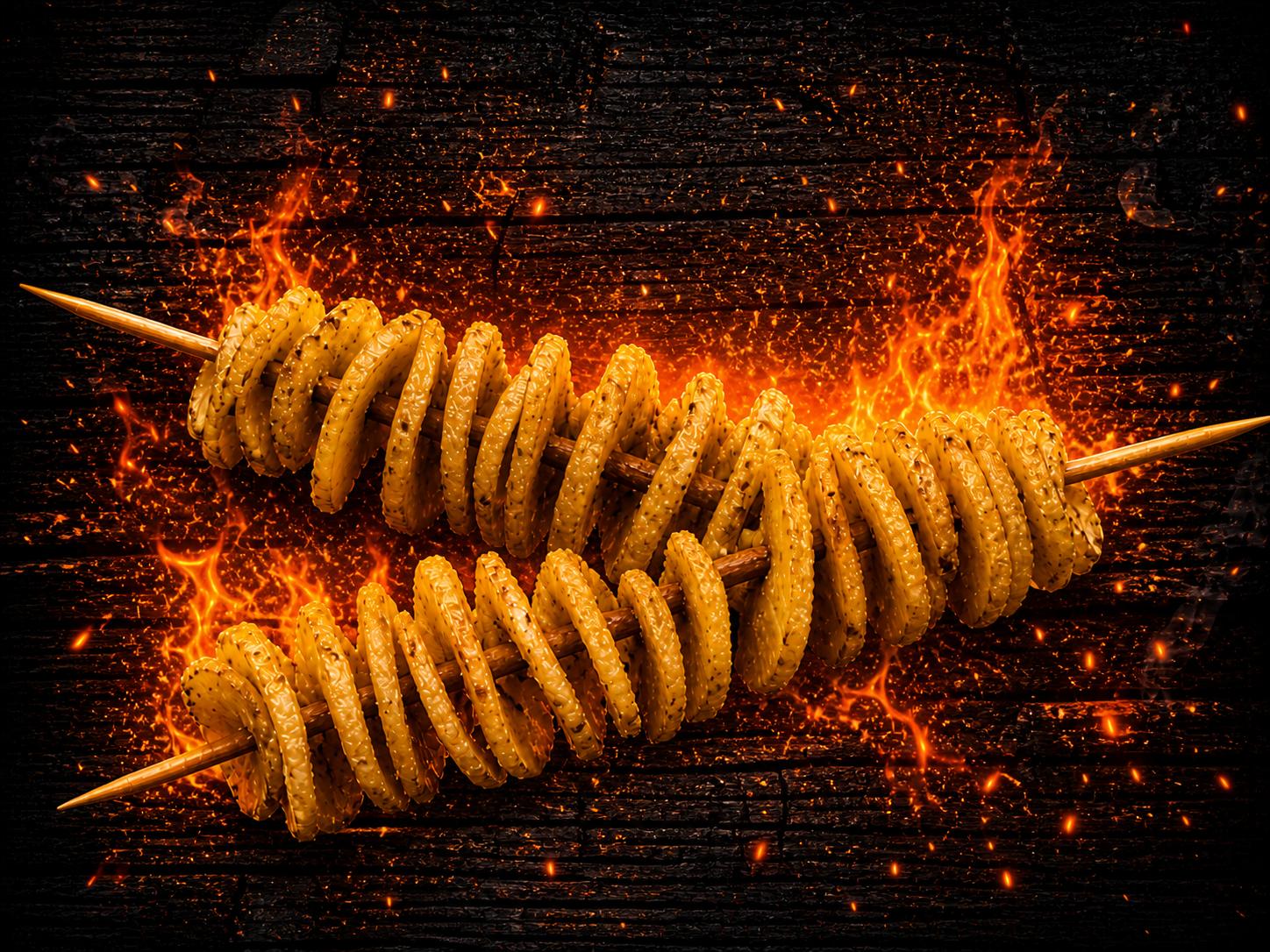 Spirales de pommes de terre